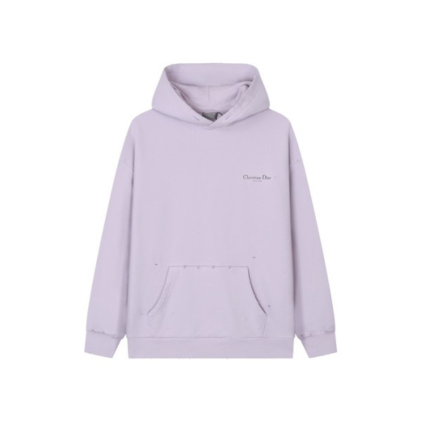 ❤디올 남/녀 퍼플 후드티 - Dior Unisex Purple Hoodie - dic1899x