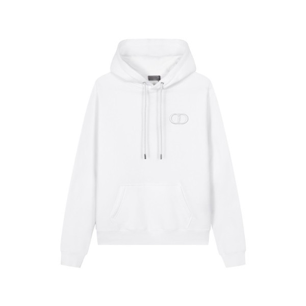 ❤디올 남/녀 화이트 후드티 - Dior Unisex White Hoodie - dic1915x
