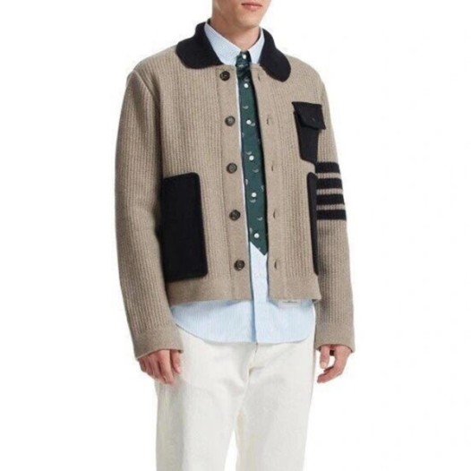 ❤톰브라운 남성 폴로 니트 - Thom Browne Mens Polo Knits - thc1943x