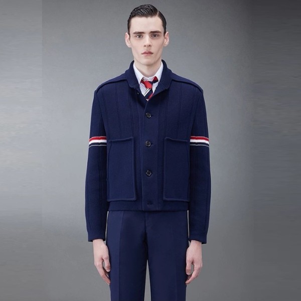 ❤톰브라운 남성 폴로 니트 - Thom Browne Mens Polo Knits - thc1944x