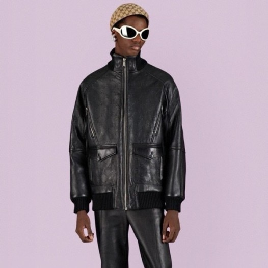 ❤구찌 남성 가죽 자켓 - Gucci Mens Black Jackets - guc1967x