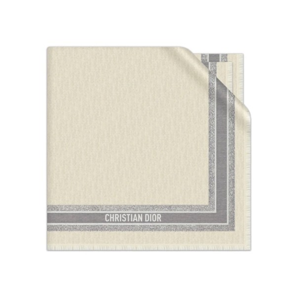 ❤디올 여성 화이트 머플러 - Dior Womens White Muffler - acc2336x