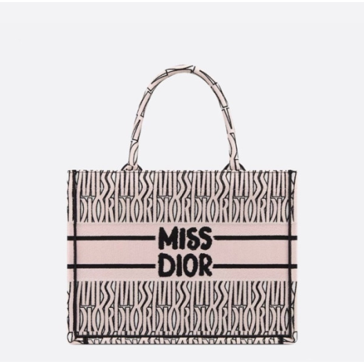 ❤디올 여성 미스 디올 북토트 M1296 - Dior Womens Miss-D Allover BookTote - dib2355x