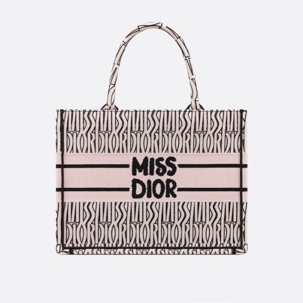 ❤디올 여성 미스 디올 북토트 M1296 - Dior Womens Miss-D Allover BookTote - dib2355x