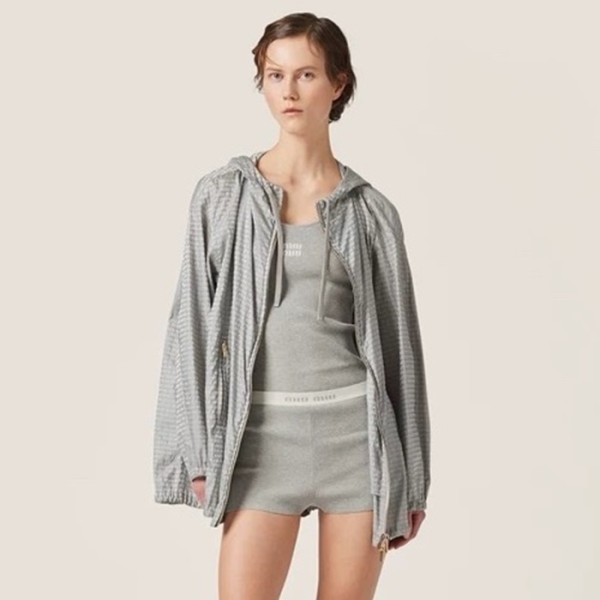 ❤미우미우 여성 그레이 자켓 - Miumiu Womens Gray Jacket - mic2015x