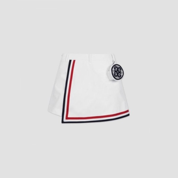 ❤[G/FORE] 지포어 여성 트리컬러 랩 큐럿 팬츠 스커트 - gol1240x