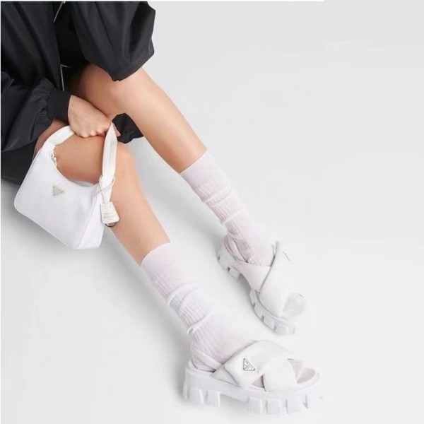❤프라다 여성 소프트 패딩 샌들 - Prada Womens Napa Sandals - prs1388x