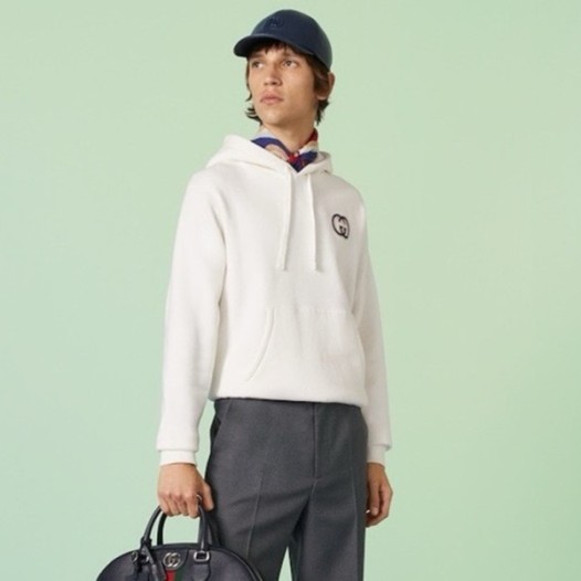❤구찌 남성 아이보리 후드티 - Gucci Mens Ivory Hoodie - guc2042x
