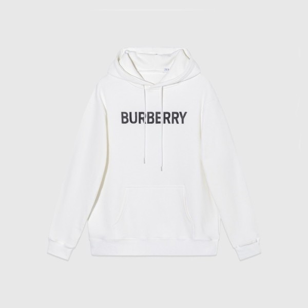 ❤버버리 남성 화이트 후드티 - Burberry Mens White Hoodie - buc2045x