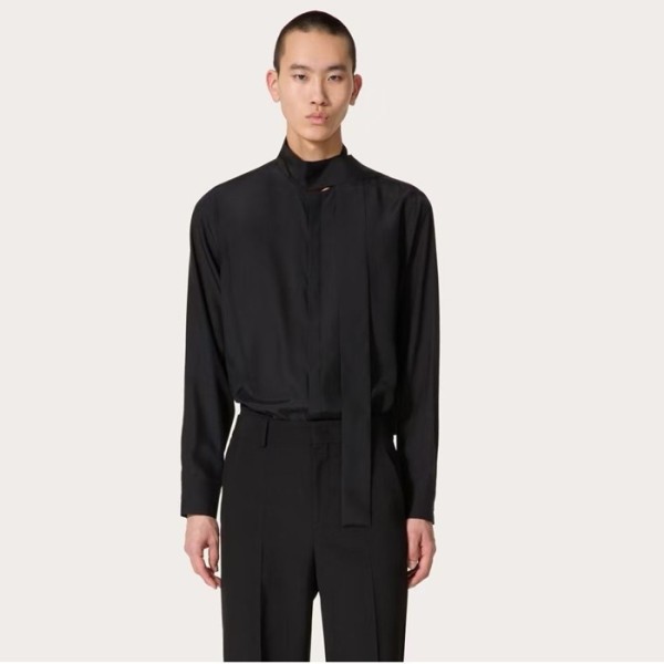 ❤발렌티노 남성 블랙 셔츠 - Valentino Mens Black Shirts - vac2050x