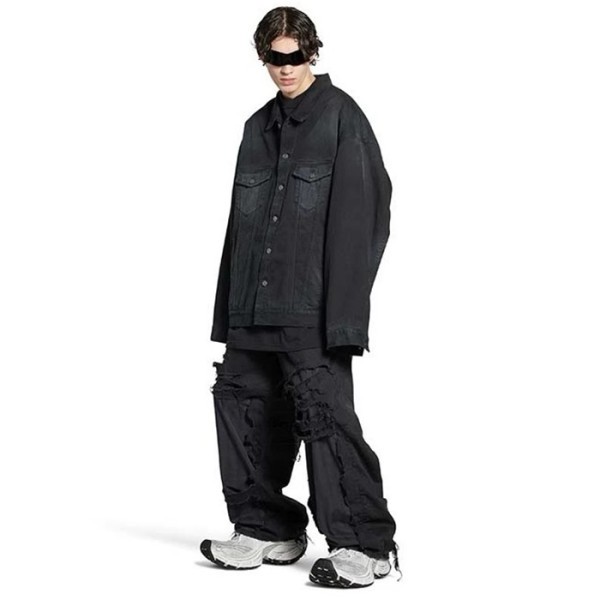 ❤발렌시아가 남성 블랙 자켓 - Balenciaga Mens Black Jackets - bac2066x