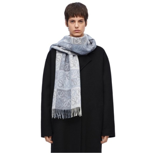 ❤로에베 남/녀 그레이 머플러 - Loewe Unisex Gray Muffler -acc2341x