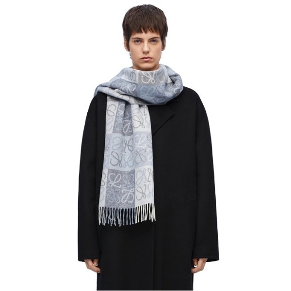 ❤로에베 남/녀 그레이 머플러 - Loewe Unisex Gray Muffler -acc2341x