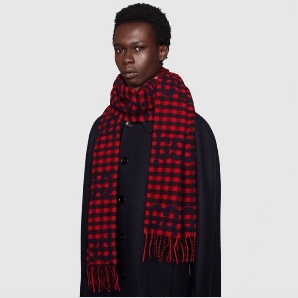 ❤구찌 여성 레드 머플러 - Gucci Womens Red Muffler - acc2349x