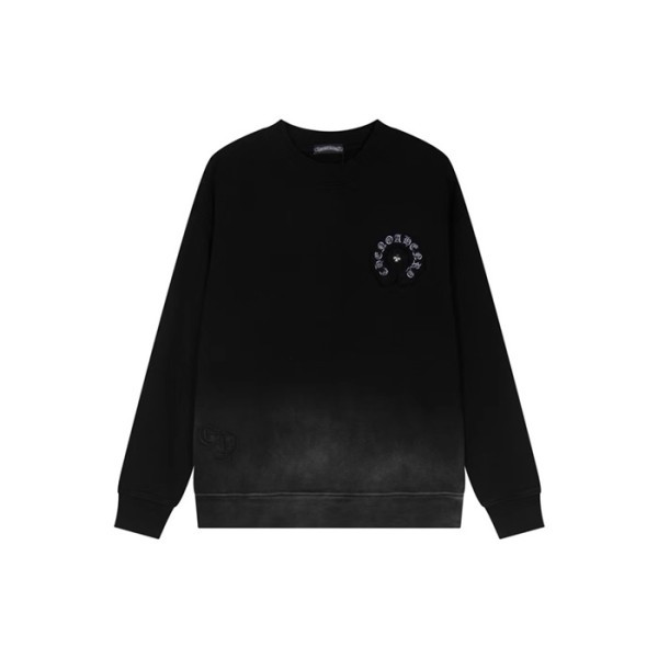 ❤크롬하츠 남성 블랙 맨투맨 - Chrome Hearts Mens Black Tshirts - chc2077x