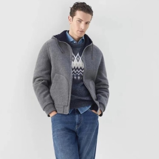 ❤브루넬로쿠치넬리 남성 양면 자켓 - Brunello Cucinelli Mens Bomber Jackets - bru2095x