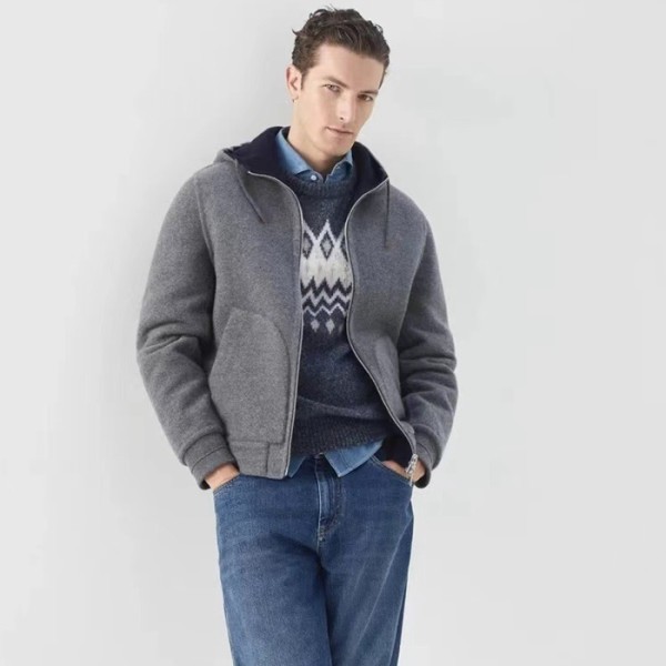 ❤브루넬로쿠치넬리 남성 양면 자켓 - Brunello Cucinelli Mens Bomber Jackets - bru2095x