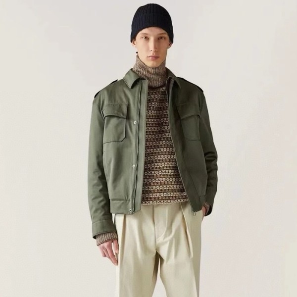 ❤로로피아나 남성 카키 재킷 - Loro Piana Mens Khaki Jackets - lpc2100x
