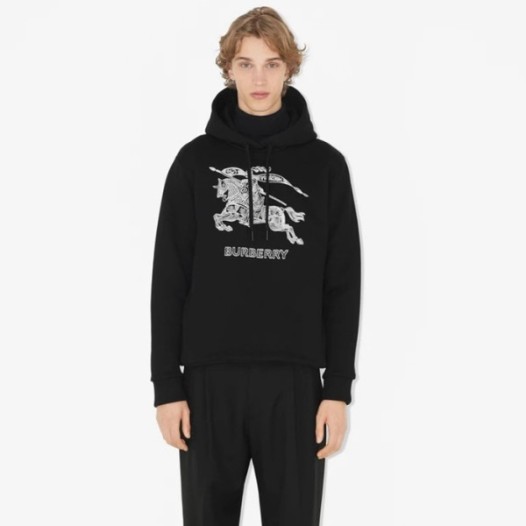 ❤버버리 남성 블랙 후드티 - Burberry Mens Black Hoodie - buc2109x