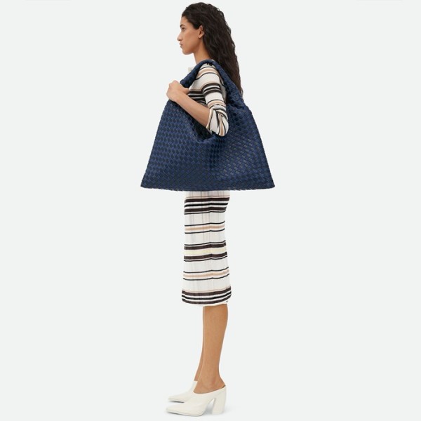 ❤보테가 베네타 여성 블루 호프 백 - Bottega Veneta Womens Hop Bag - bvb2412x