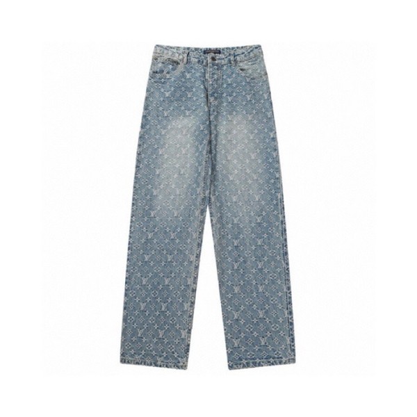 ❤루이비통 남성 블루 청바지 - Louis vuitton Mens Blue Jeans - lvc2145x