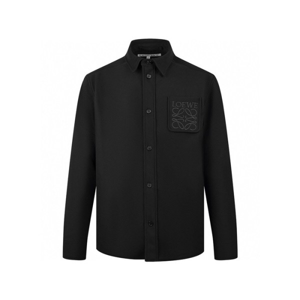 ❤로에베 남성 블랙 셔츠 - Loewe Mens Black Shirts - loc2146x