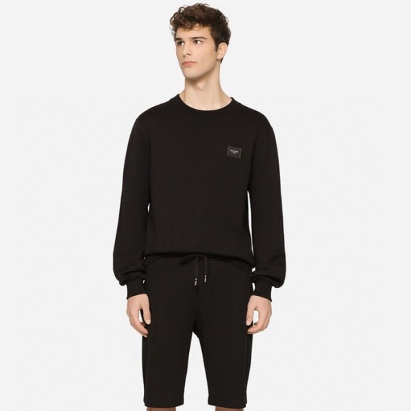 ❤돌체앤가바나 남성 블랙 맨투맨 - Dolce&Gabbana Mens Black Tshirts - dol2193x