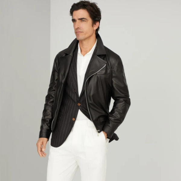 ❤브루넬로쿠치넬리 남성 가죽 자켓 - Brunello Cucinelli Mens Polo Jackets - brc2209x