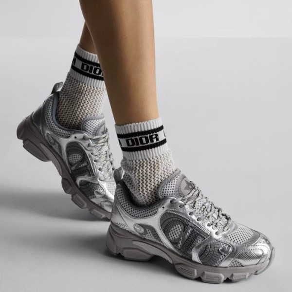 ❤디올 여성 실버 스니커즈 - Dior Womens Silver Sneakers - dis1401x