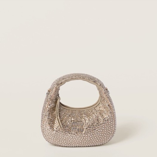★미우미우 여성 완더 호보 백 미니 - Miumiu Wander Hobo Bag Mini