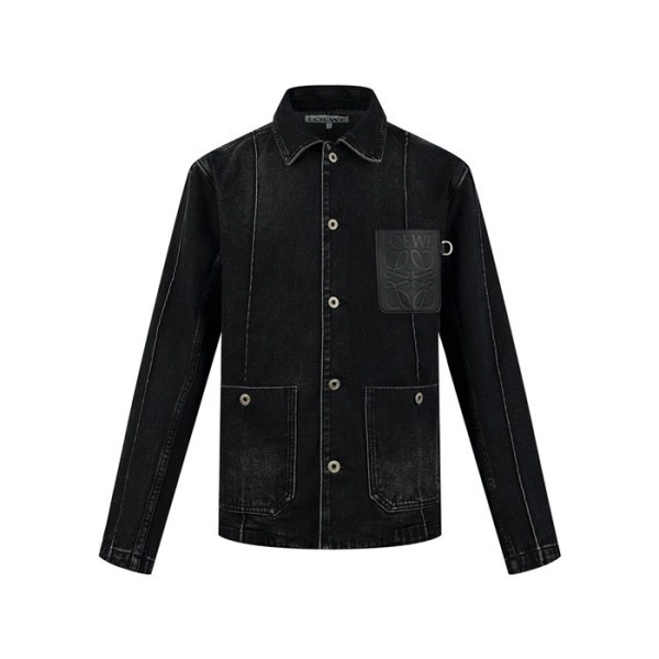 ❤로에베 남성 블랙 재킷 - Loewe Mens Black Jackets - loc2205x