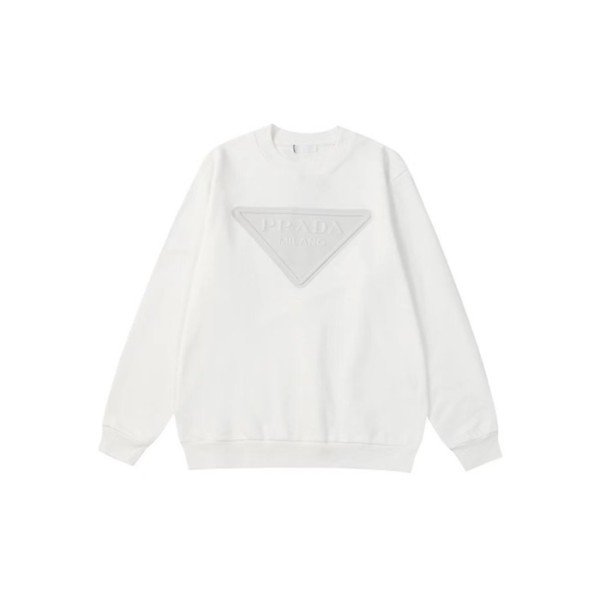 ❤프라다 남성 화이트 맨투맨 - Prada Mens White Tshirts - prc2213x