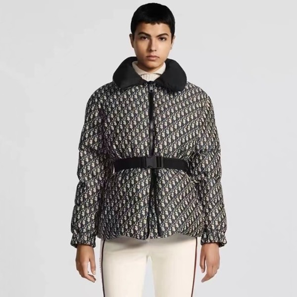 ❤디올 여성 블랙 벨트 푸퍼 자켓 - Dior Women Black Puffer Jacket - dic2215x