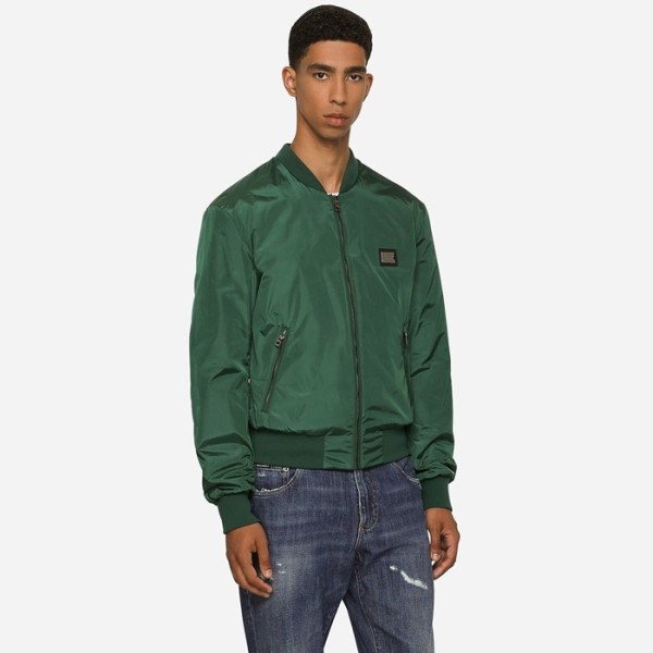❤돌체앤가바나 남성 그린 블루종 - Dolce&Gabbana Mens Green Blouson - doc2226x