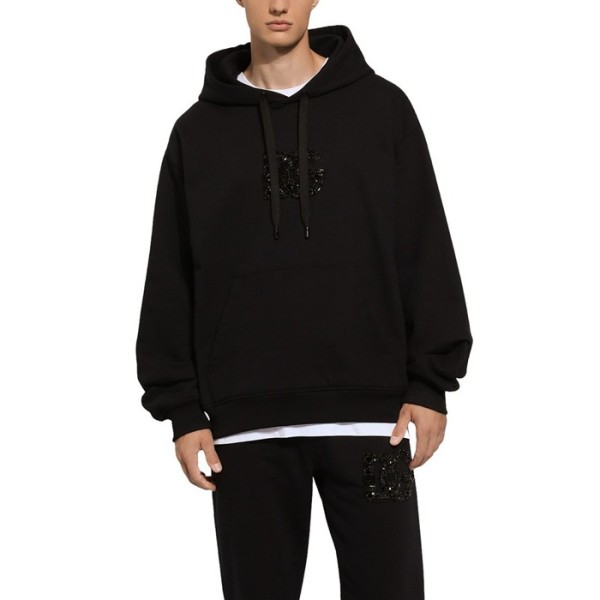 ❤돌체앤가바나 남성 블랙 후디 - Dolce&Gabbana Mens Black Hoodie - doc2231x