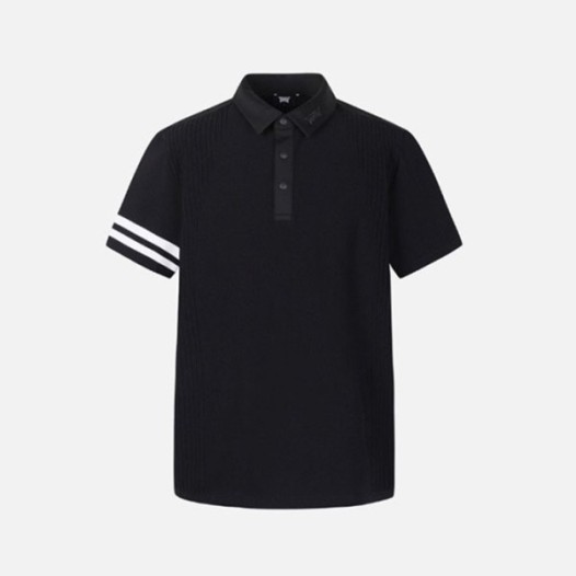 ❤PXG 남성 썸머 니트 하이브리드 카라 반팔티 - gol1265x