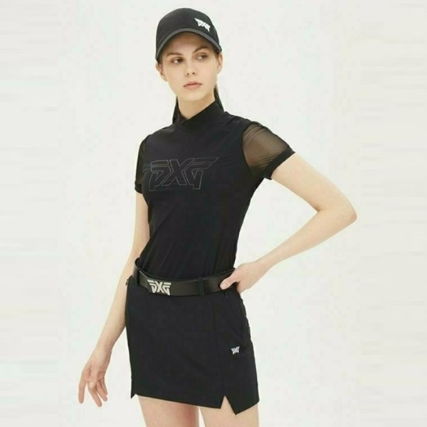 ❤PXG 여성 썸머 시스루 L넥 반팔티 - gol1267x