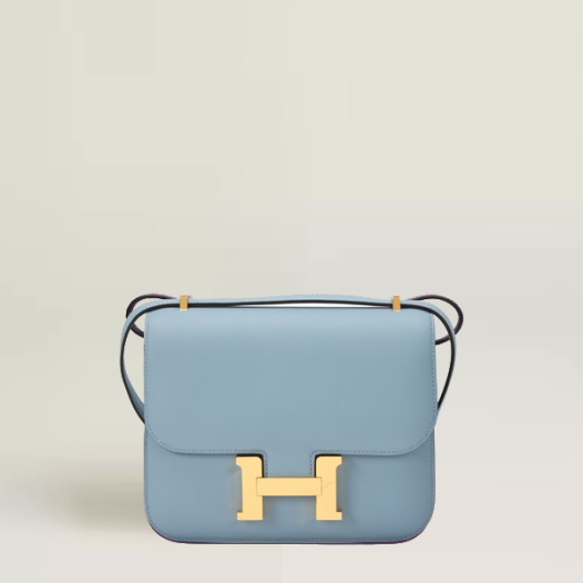 ★매장판 에르메스 여성 콘스탄스 III 18/24 백 앱송 블루 린 (J7) - Hermes Womons Constance 18 Bag