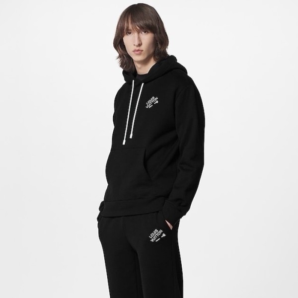 ❤루이비통 남성 블랙 후디 - Louis vuitton Mens Black Hoodie - lvc2248x