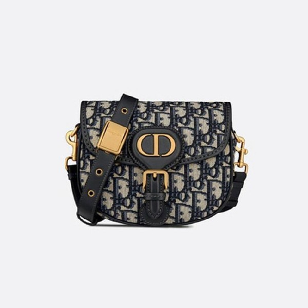 ❤디올 여성 블루 오블리크 자카드 바비백 스몰 - Dior Oblique Jacquard  Bobby Bag- di2571z