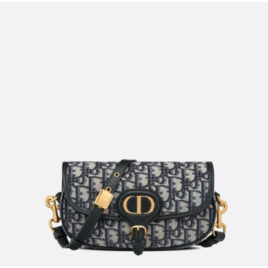 ❤디올 여성 블루 오블리크 자카드 바비백 라지 - Dior Oblique Jacquard  Bobby Bag- di2572z
