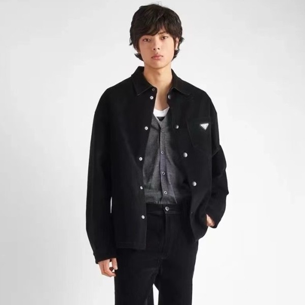 ❤프라다 남성 골덴 아웃웨어 - Prada Mens Black Outerwear - prc2293x