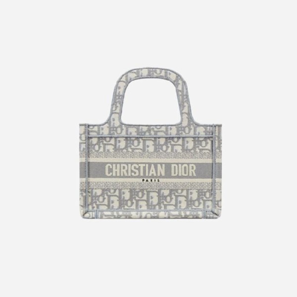 ❤디올 여성 그레이 오블리크 북 토트백 미니 - Dior Oblique Mini Tote Bag- di2579z