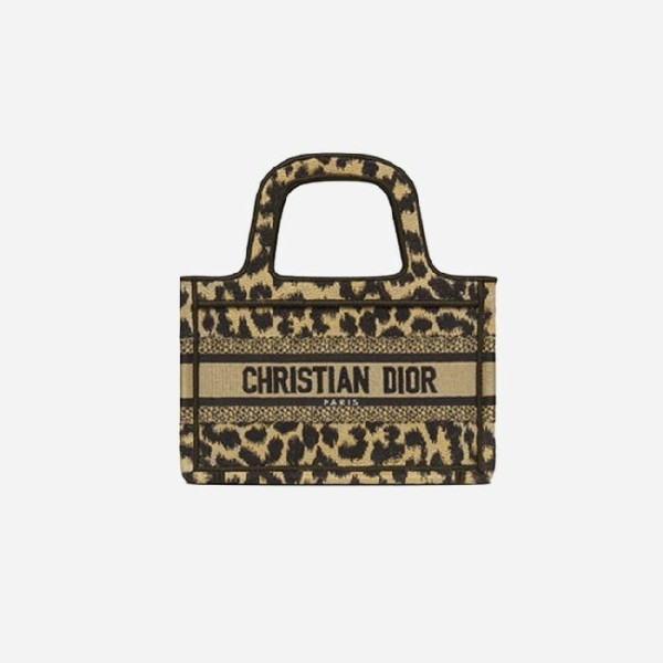 ❤디올 여성  멀티컬러 베이지 자수 북 토트백 미니 - Dior Embroidery Mini Tote Bag- di2580z