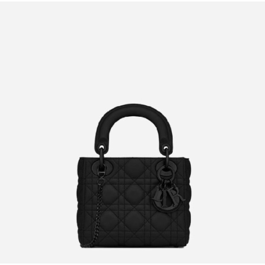 ❤디올 여성 블랙 울트라 매트 까나쥬 레이디백 미니 - Dior Ultra Mat Cannage Lady Mini Bag- di2597z