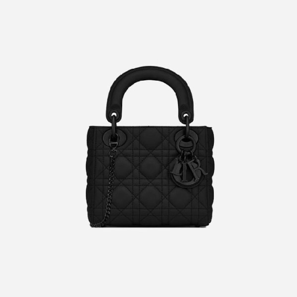❤디올 여성 블랙 울트라 매트 까나쥬 레이디백 미니 - Dior Ultra Mat Cannage Lady Mini Bag- di2597z