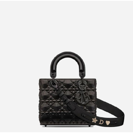 ❤디올 여성 블랙 다이아몬드 까나쥬 레이디백 스몰- Dior Diamond Cannage Lady Small Bag- di2599z