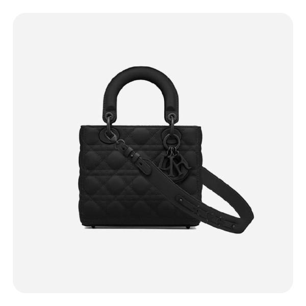 ❤디올 여성 블랙 울트라 매트 까나쥬 레이디백 스몰 - Dior Ultra Mat Cannage Lady Small Bag- di2600z