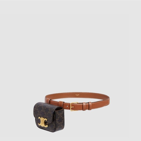 ❤셀린느 여성 트리오페 샤이니 벨트 백 - Celine Womens Triomphe Shiny Belt Bag - ceb2608x