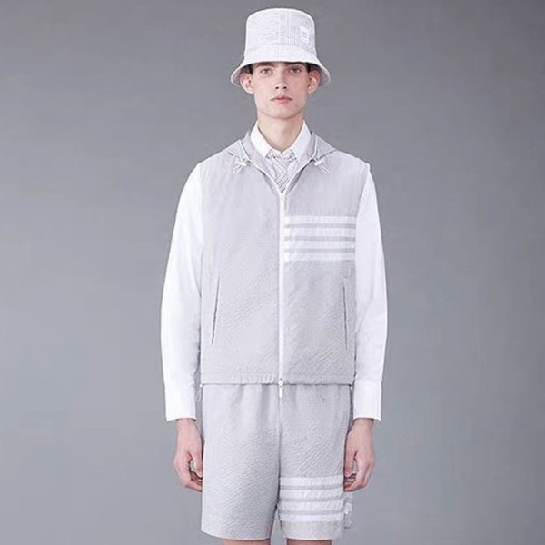❤톰브라운 남성 후드 베스트 - Thom Browne Mens Hood Vest - thc2339x